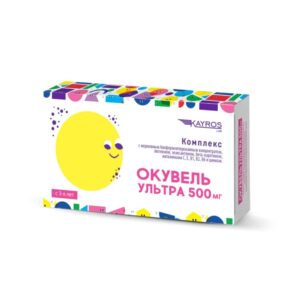 Окувель ультра жевательные таблетки 500мг
