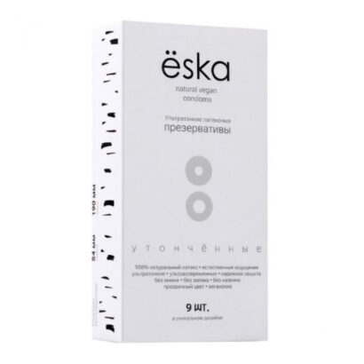 Набор презервативов ультратонкие латексные утонченные Eska 9  шт