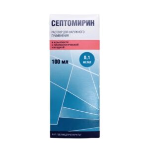 Септомирин р-р 0.01% 100мл в компл с нас гинеколог  в уп №1