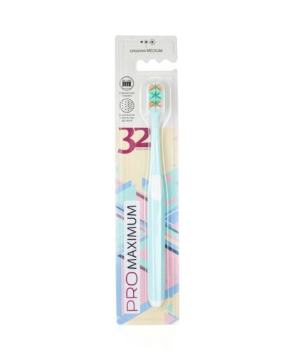 Зубная щётка 32 Жемчужины pro maximum K684 средняя 1  шт