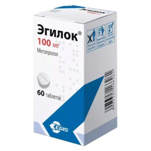 Эгилок таблетки 100мг N60