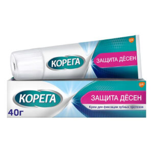 Крем для фиксации зубных протезов Corega Защита дёсен 40  г