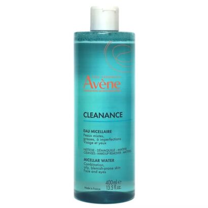 Мицеллярная вода для комбинированной и жирной кожи склонной к акне Avene Cleanance 400  мл