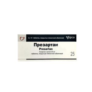 Презартан таблетки 25мг N28