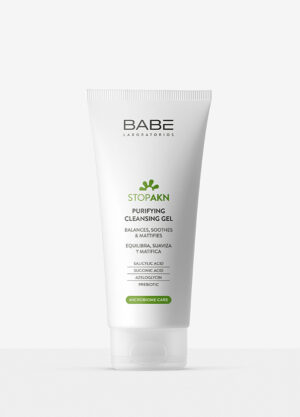 Очищающий гель для жирной и прблемной кожи BABE Laboratorios Stop AKN 200  мл