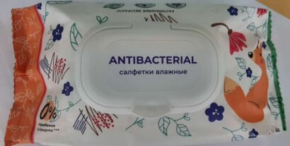 Салфетки влажные антибактериальные 144  шт