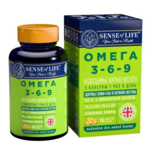 Омега 3-6-9 софтгель-капсулы 1565мг №90 Sense of Life