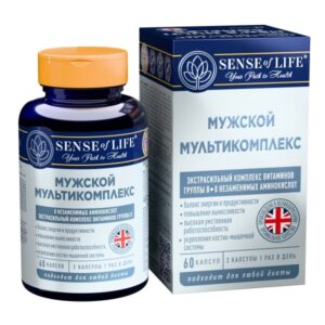 Мужской мультикомплекс витаминно-минеральный комплекс капсулы 597мг №60 Sense of Life