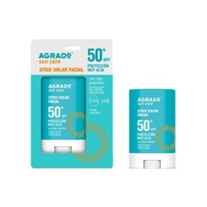 Стик для лица и чувствительных зон солнцезащитный SPF50+ водостойкий Agrado 15  мл