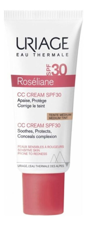Крем СС SPF30 тон medium Uriage Roseliane 40  мл