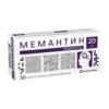 Мемантин таб п/о 20мг в контр яч уп N10*3