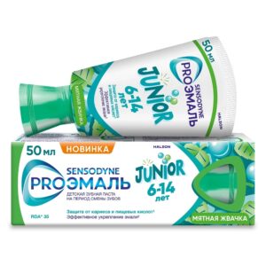 Сенсодин з/п Proэмаль junior д/дет со вкусом мятная жвачка 50мл Sensodyne 50  мл