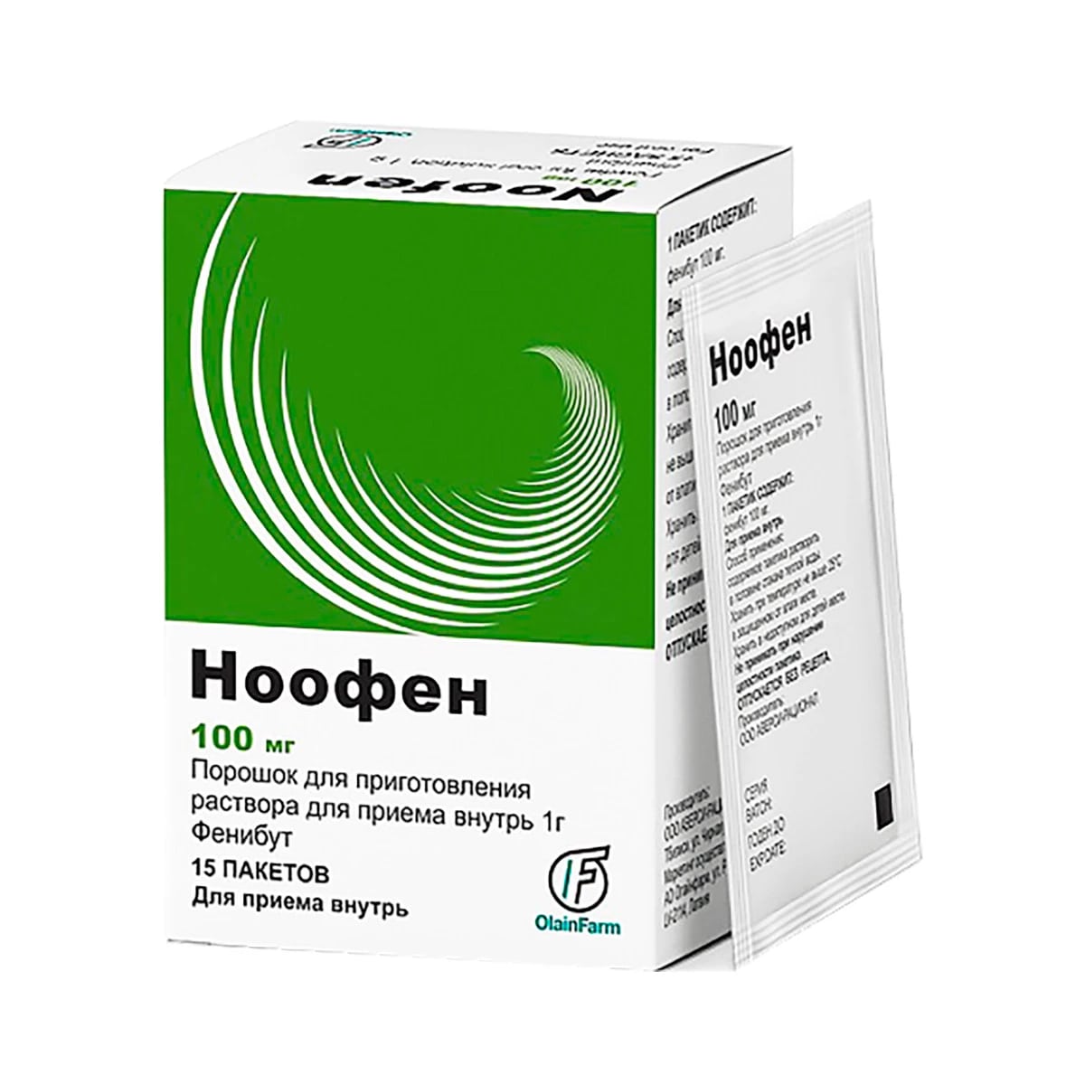 Ноофен 100 порошок 100мг N15