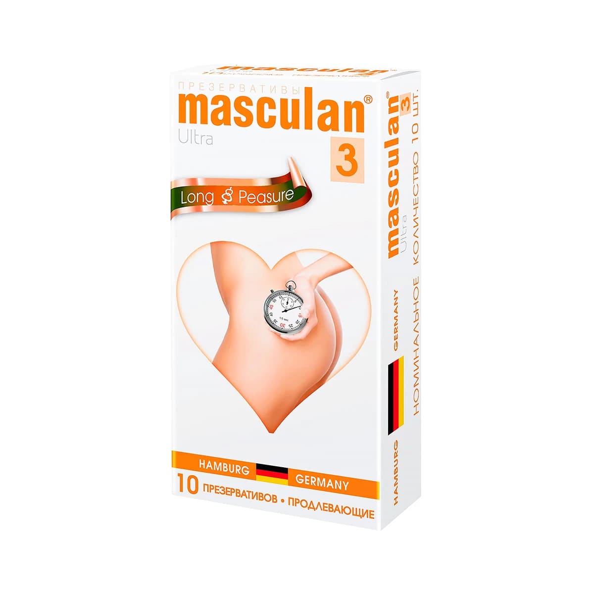 Презервативы продлевающие Masculan Long Pleasure 3 шт