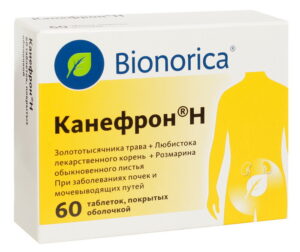 Канефрон Н таблетки покрытые оболочкой N60 Bionorica Канефрон