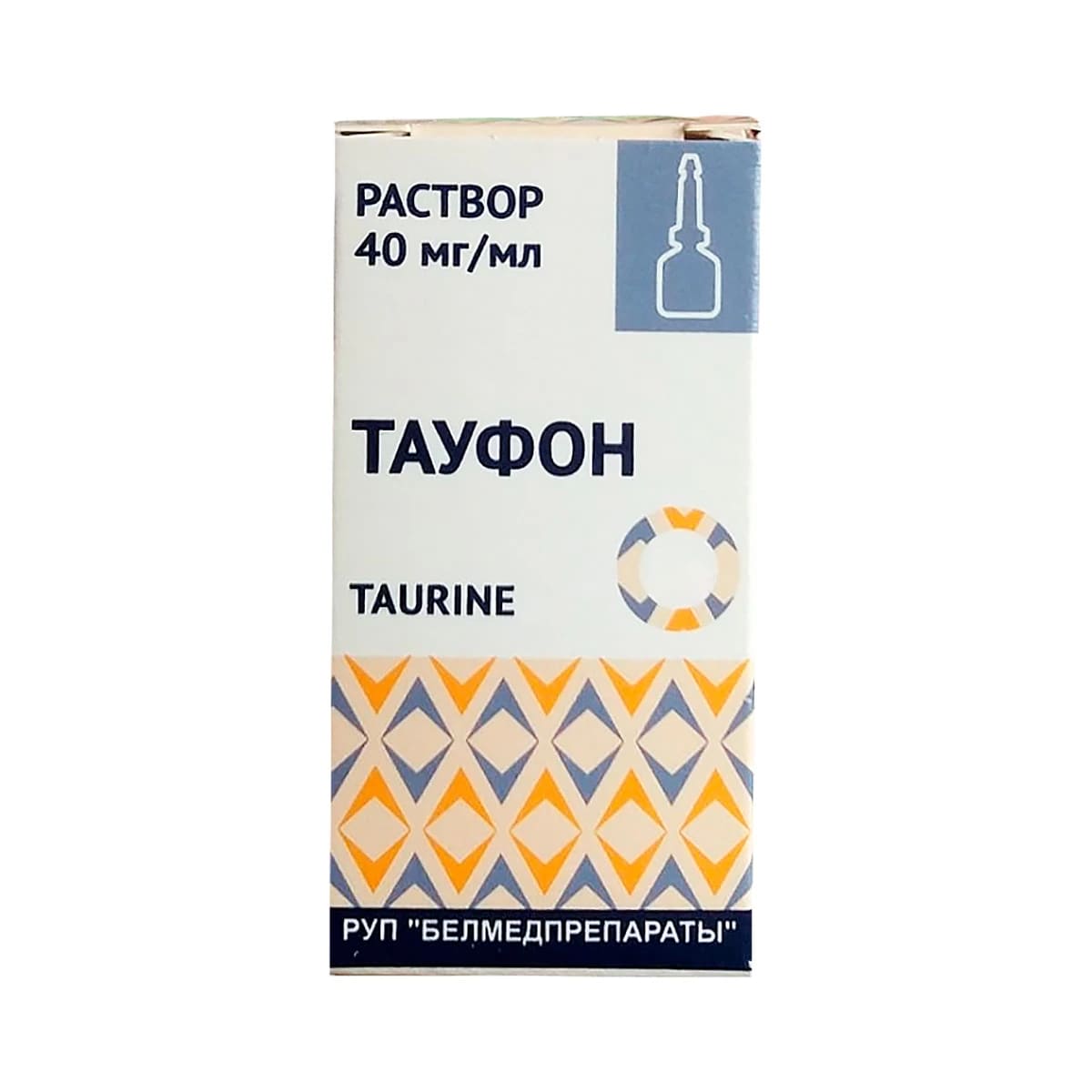 Тауфон раствор (капли глазные ) 40мг/мл флакон 10мл
