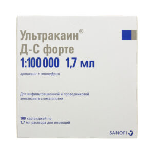 Ультракаин ДС форте 1.7 мл N100