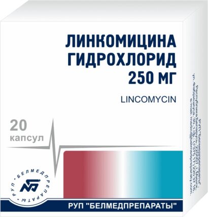 Линкомицина гидрохлорид купсулы 250мг N20