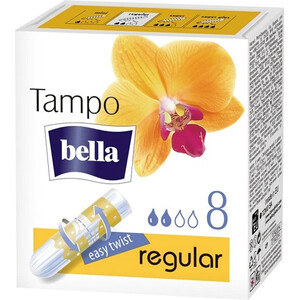 Тампоны Premium Comfort Regular, без аппликатора Bella Tampo 8 шт Тампоны Premium Comfort Regular, без аппликатора Bella Tampo 8 шт