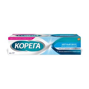 Крем для фиксации зубных протезов Corega ExtraStrong Mint 40  г