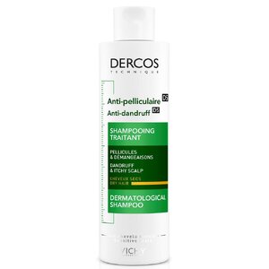 Интенсивный шампунь-уход против перхоти для сухих волос Vichy Dercos Technique 200  мл