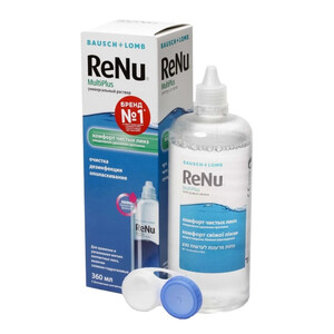 Раствор для линз с контейнером для линз Bausch & Lomb Renu MPS 360  мл