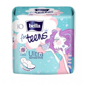 Ультратонкие ежедневные прокладки Ultra Sensitive Bella For Teens 10 шт Ультратонкие ежедневные прокладки Ultra Sensitive Bella For Teens 10 шт