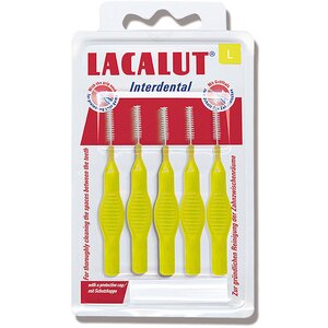 Межзубные цилиндрические щетки (ёршики), размер L d 4 мм Lacalut Interdental 5  шт