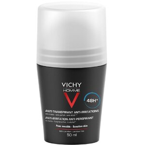 Дезодорант шариковый для чувствительной кожи 48 ч Vichy Homme 50  мл