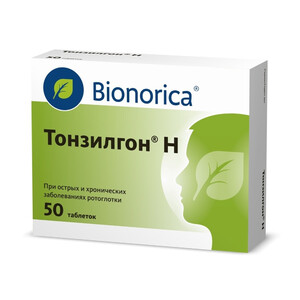 Тонзилгон Н таблетки покрытые оболочкой N50 Bionorica Тонзилгон