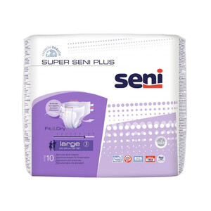 Подгузники для взрослых Large Seni Super Plus 10 шт Подгузники для взрослых Large Seni Super Plus 10 шт
