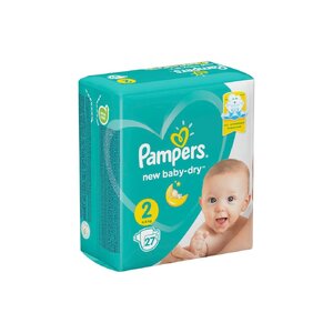Подгузники детские 4-8кг №27 Pampers New Baby-Dry Mini 27  шт