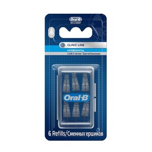 Сменные интердентальные ершики (конические) Oral-B 6 шт Сменные интердентальные ершики (конические) Oral-B 6 шт