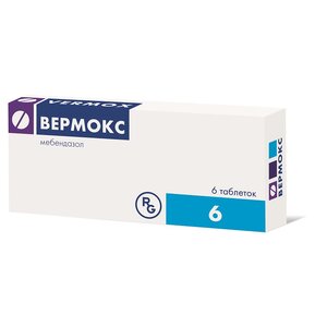 Вермокс таблетки 100мг N6 Вермокс таблетки 100мг N6