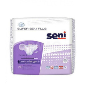 Подгузники для взрослых Extra Large Seni Super Plus 10 шт Подгузники для взрослых Extra Large Seni Super Plus 10 шт