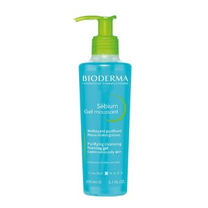 Гель д/лица очищающий / Sebium Gel Moussant с помпой Bioderma Sebium 200 мл Гель д/лица очищающий / Sebium Gel Moussant с помпой Bioderma Sebium 200 мл