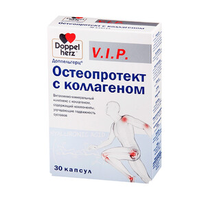 Доппельгерц Остеопротект с коллагеном капсулы N30 Doppelherz VIP