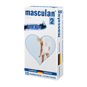 Презервативы Ultra Fine (Особо тонкий) Masculan 10 шт Презервативы Ultra Fine (Особо тонкий) Masculan 10 шт