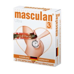 Презерватив Long Game N3 (продлевающий) Masculan 3 шт Презерватив Long Game N3 (продлевающий) Masculan 3 шт