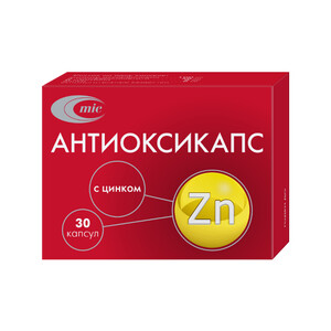 Антиоксикапс+Zn капсулы N30 Антиоксикапс+Zn капсулы N30