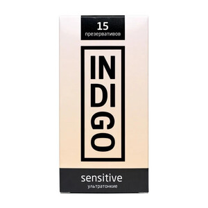 Презервативы ультратонкие Indigo Sensitive 15 шт Презервативы ультратонкие Indigo Sensitive 15 шт