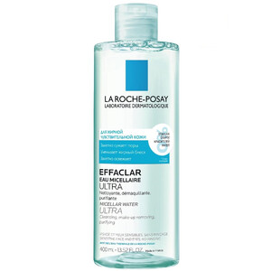 Ultra Мицеллярная вода для жирной и проблемной кожи La Roche-Posay Effaclar 400  мл