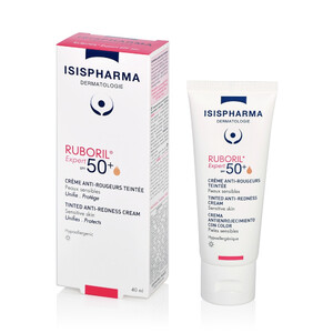 Крем д/чувствит. кожи склонной к покраснению с SPF 50+ ISISPHARMA Ruboril 40  мл
