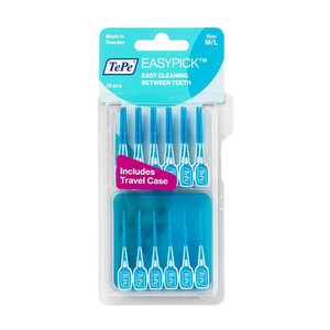 Межзубные ёршики силиконовые M/L с коробочкой для хранения TePe EasyPick 36  шт