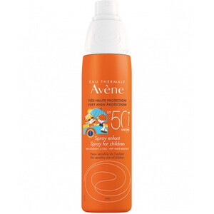 Спрей солнцезащитный спрей для детей SPF 50+ Avene Sun 200 мл Спрей солнцезащитный спрей для детей SPF 50+ Avene Sun 200 мл