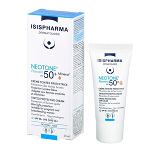 Крем защитный от пигментных пятен с тонирующим эффектом Prevent SPF50+ Medium ISISPHARMA Neotone 30  мл