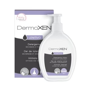 Гель успокаивающий комплекс для интимной гигиены с соком алоэ вера DermoXEN Lenitivo 200  мл