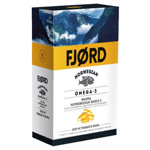 Фьорд Омега-3 норвежская капсулы N30 Fjord