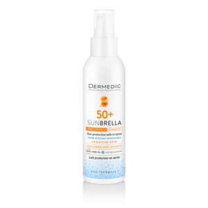 Солнцезащитное молочко-спрей SPF50+ Dermedic Sunbrella 150 мл Солнцезащитное молочко-спрей SPF50+ Dermedic Sunbrella 150 мл