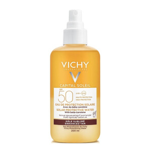 Солнцезащитный двухфазный спрей активатор загара SPF50 Vichy Capital Soleil 200  мл